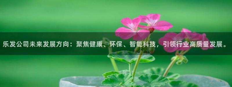 杏鑫娱乐官网：乐发公司未来发展方向：聚焦健康、环保、智能科技，引领行业高质量发展