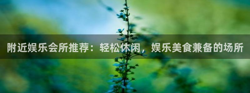 杏鑫娱乐体育3：附近娱乐会所推荐：轻松休闲，娱乐美食兼备的场所