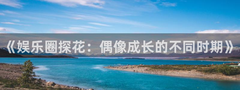 杏鑫娱乐f凯捷注册：《娱乐圈探花：偶像成长的不同时期》